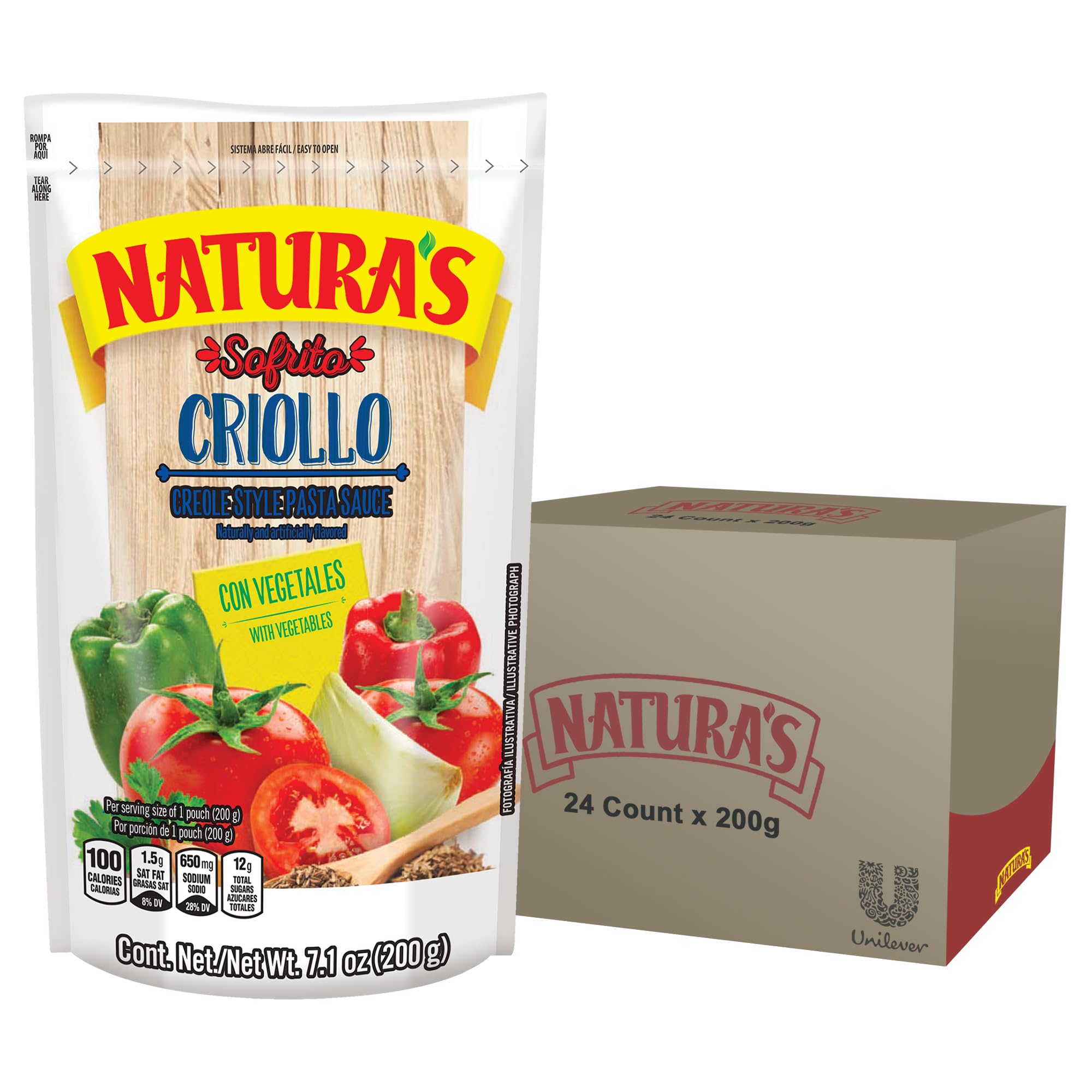 Amazon.com : NATURA'S Sofrito Criollo Sauce, Natural Vegetable